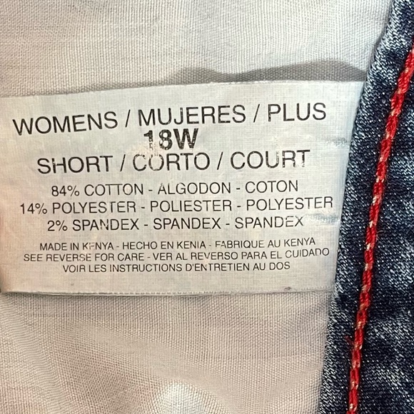 Slimming Look Boot Cut Stretch Jeans Womens Plus Size 18W Gloria Vanderbilt - Picture 10 of 11